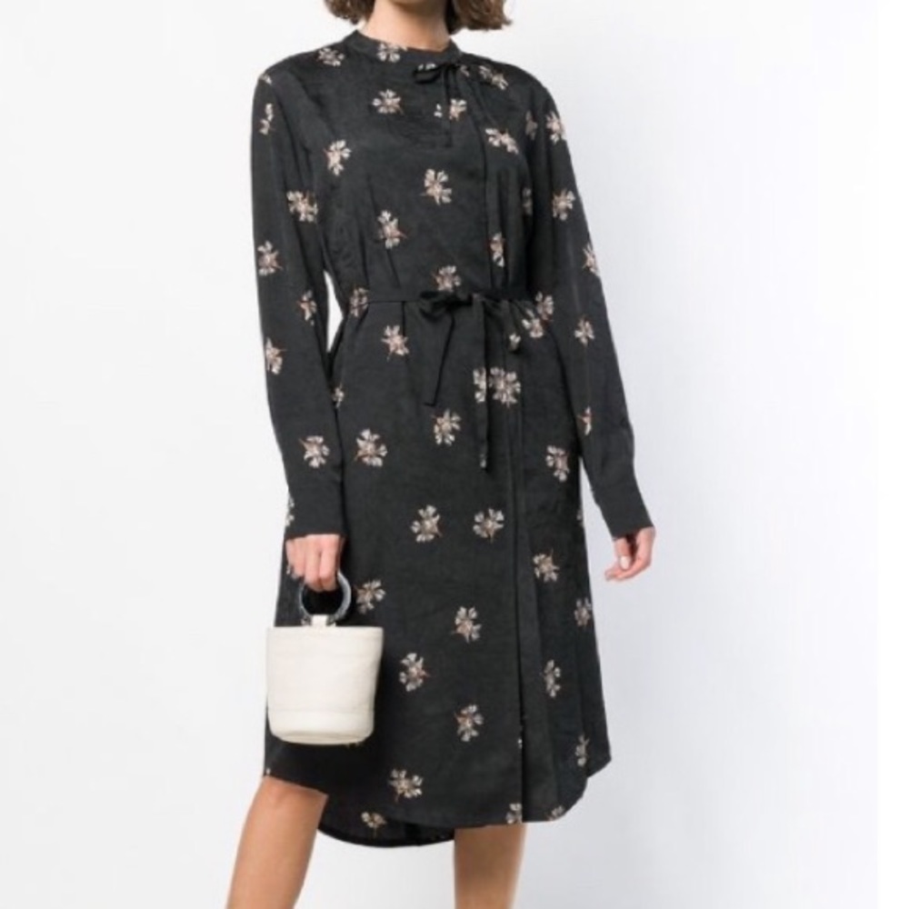 Vince Tossed Bouquet Floral Dress